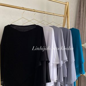 two layer chiffon khimar