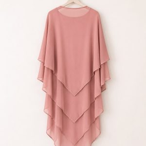 two layer chiffon khimar
