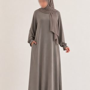 long tulip abaya whith pockets